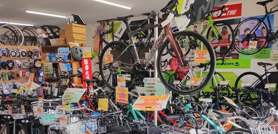 豊富な店内在庫